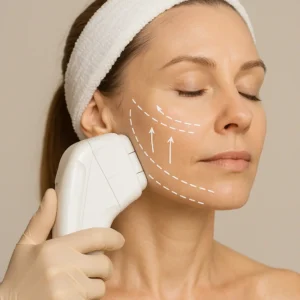 Woman having HI-FU to reduce wrinkles call LA LIPO Willesden Now!