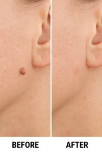 Skin tags removal Willesden before and after